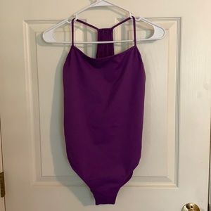 Purple leotard